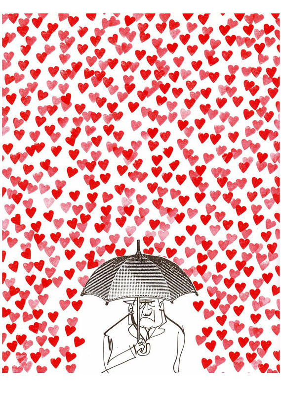 With Valentines looming who couldn't resist this Grumpy Love print by MH