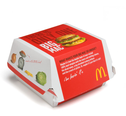 Creative Package Design on Creative Review   Mcdonald S New Packaging   Lovin  It