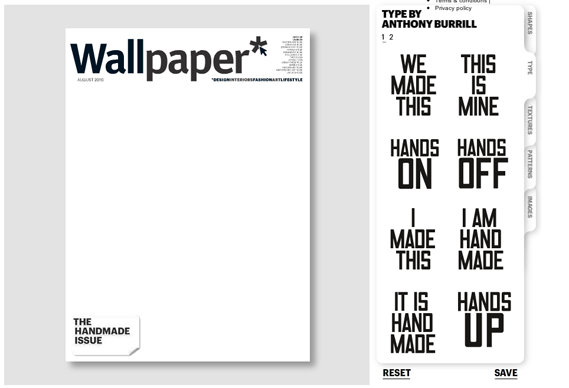 wallpaper magazine cover. For Wallpaper*#39;s forthcoming