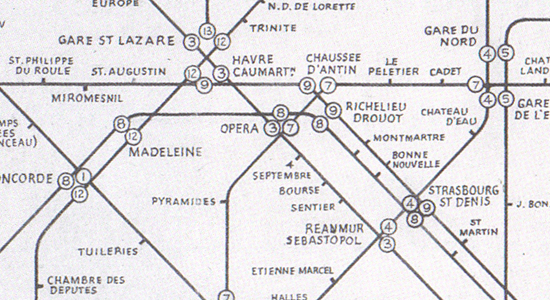 Beck's Paris map