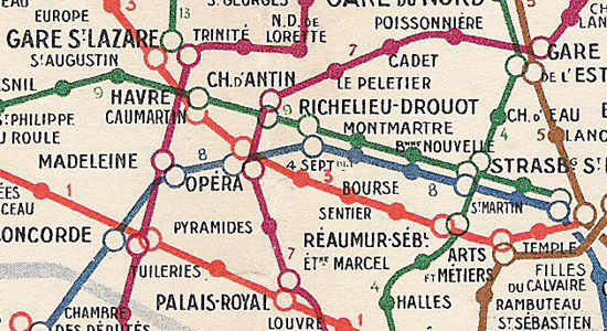 Beck's Paris map